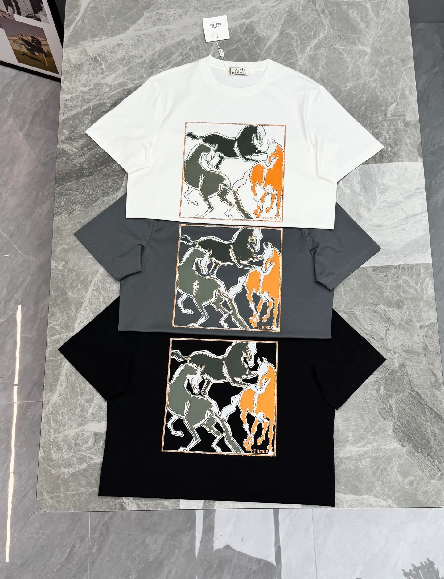 ⚜️Hermes 26s New Arrival T ， Quality . Breathable， ！ ， 🎨 . . . Versatile， 。 Brother ， Breathable， ！ ：Black.Gray.White.Sizes：M-3XL ！（S 4XL ）175/145 XL